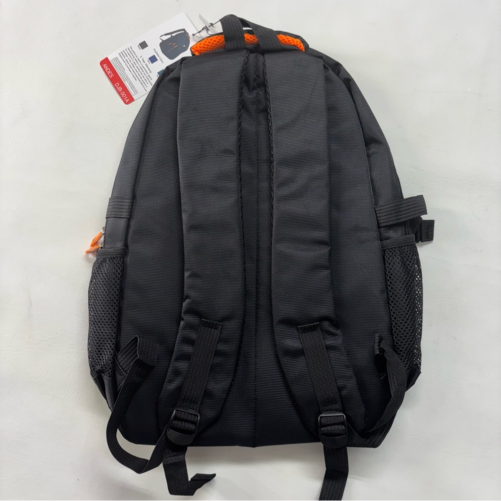 Dejuno Andes Laptop Backpack - Black - Picture 5 of 8